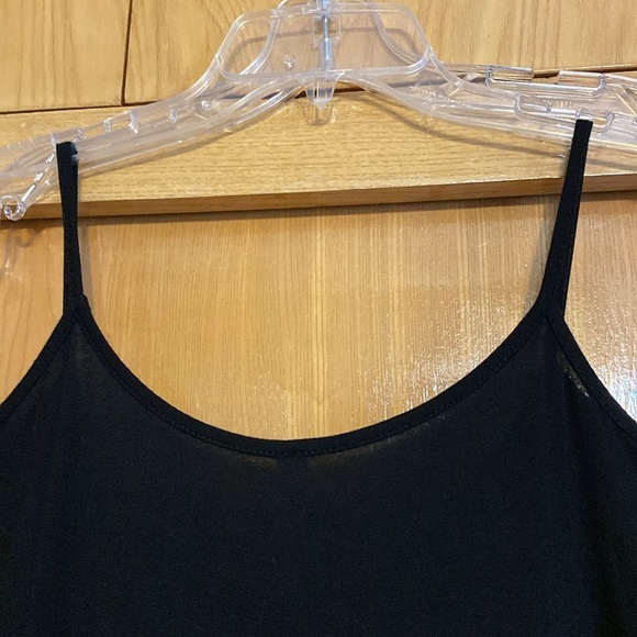 Emerald black open cold shoulder soft knit top blouse large - Picture 7 of 12